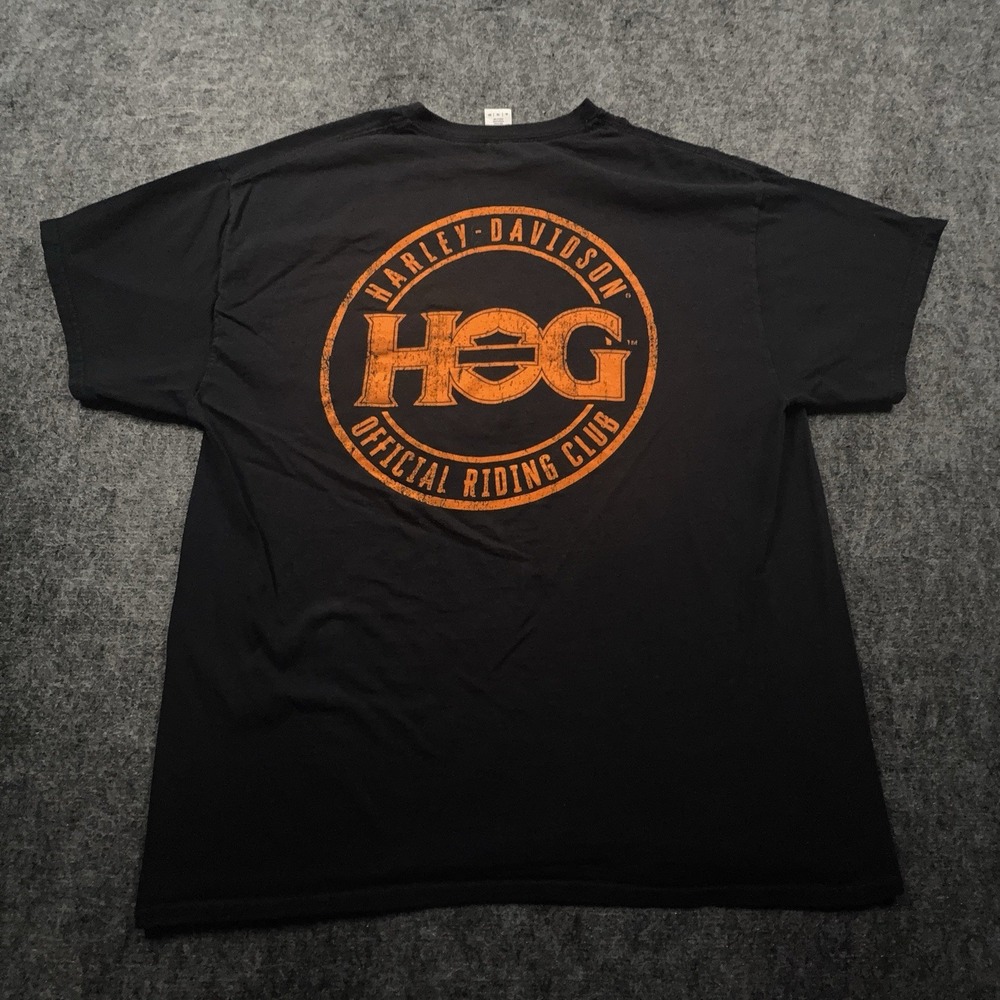 Harley-Davidson HOG Official Riding Club Black T-Shirt Size XL